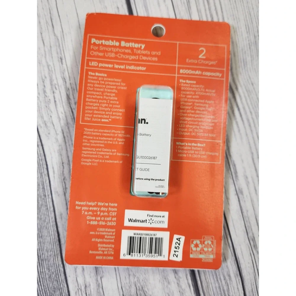 Onn portable battery power bank